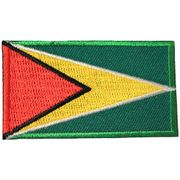 GUYANA COUNTRY FLAG SMALL IRON ON PATCH CREST BADGE . NEW