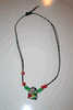 GUYANA COUNTRY FLAG SOCCER BALL METAL NECKLACE ... NEW