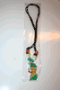 GUYANA X-LARGE COUNTRY FLAG DESIGN METAL NECKLACE JEWELRY .. NEW