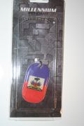 HAITI COUNTRY FLAG METAL DOG TAG NECKLACE PENDANT .. NEW