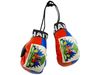 HAITI COUNTRY FLAG MINI BOXING GLOVES ..HIGH QUALITY .. NEW