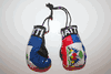 HAITI COUNTRY FLAG PAIR OF MINIATURE BOXING GLOVES .. NEW