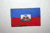 HAITI LARGE COUNTRY FLAG IRON ON EMBROIDERED PATCH CREST BADGE .. NEW