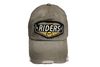 HAPPY ROGERS OLIVE Stone - Washed WORN Look Original Vintage HAT CAP ..Size : ONE SIZE