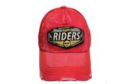 HAPPY ROGERS RED Stone - Washed WORN Look Original Vintage HAT CAP ..Size : ONE SIZE