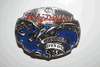 HARLEY-DAVIDSON EAGLE " THE LEGEND LIVES ON " METAL COLOR BELT BUCKLE  ... HARLEY DAVIDSON MERCHANDISE ... NEW