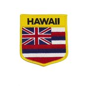 HAWAII USA SHIELD FLAG IRON ON PATCH CREST BADGE 3 X 3 1/2 INCHES ... NEW