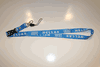 HELLAS BLUE COUNTRY FLAG LANYARD KEYCHAIN PASSHOLDER ... GREECE .. NEW