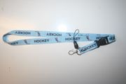 HOCKEY BLUE LANYARD KEYCHAIN PASSHOLDER ... NEW