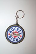 HOCKEY NIGHT IN CANADA OFFICIAL LOGO SILICONE KEYCHAIN ... CBC SPORTS .. NEW