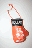 HOLLAND KNVB FIFA WORLD CUP SOCCER FOOTBALL MINIATURE BOXING GLOVE FOR CAR AUTOMOBILE .. NETHERLANDS .. NEW