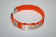 HOLLAND KNVB ORANGE FIFA WORLD CUP EURO C BRACELET WRISTBAND .. NETHERLANDS SOCCER FOOTBALL .. NEW