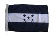 HONDURAS 12" X 18" INCHES COUNTRY HIGH QUALITY FLAG WITH SLEAVE WITHOUT STICK .. NEW