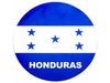 HONDURAS COUNTRY FLAG CAR MAGNET CIRCLE SHAPE 6 1/4" INCHES IN DIAMETER .. FIFA SOCCER WORLD CUP .. NEW