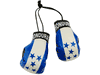 HONDURAS COUNTRY FLAG MINI BOXING GLOVES ..HIGH QUALITY .. NEW