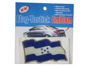 HONDURAS COUNTRY FLAG WAVY BUMPER DECAL STICKER EMBLEM ...