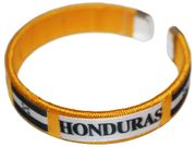 HONDURAS YELLOW COUNTRY FLAG C' BRACELET WRISTBAND .. NEW