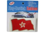 HONG KONG COUNTRY FLAG WAVY BUMPER DECAL STICKER EMBLEM ...