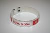 HONG KONG FLAG FLEXIBLE BRACELET WRISTBAND .. NEW
