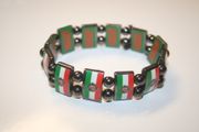 HUNGARY COUNTRY FLAG FLEXIBLE METAL REVERSIBLE SPORTS BRACELET ... NEW
