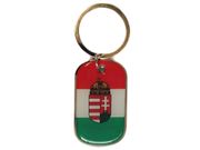 HUNGARY COUNTRY FLAG KEYCHAIN ..HIGH QUALITY .. NEW