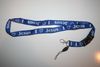 I LOVE JESUS BLUE LANYARD KEYCHAIN PASSHOLDER .. NEW