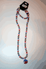 I LOVE PHILIPPINES COUNTRY FLAG LONG NECKLACE AND BRACELET .. NEW