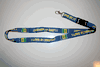 " I LOVE ST. VINCENT " BLUE COUNTRY FLAG LANYARD KEYCHAIN PASSHOLDER .. NEW