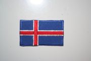 ICELAND COUNTRY FLAG SMALL IRON ON PATCH CREST BADGE ... NEW
