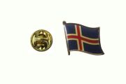 ICELAND COUNTRY FLAG SMALL LAPEL PIN BADGE .. NEW