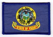 IDAHO USA STATE FLAG IRON ON PATCH CREST BADGE 2 1/8 X 3 1/4 INCHES ... NEW