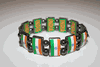 INDIA COUNTRY FLAG FLEXIBLE METAL REVERSIBLE SPORTS BRACELET .. NEW