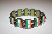 INDIA COUNTRY FLAG FLEXIBLE METAL REVERSIBLE SPORTS BRACELET .. NEW