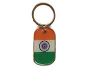 INDIA COUNTRY FLAG KEYCHAIN ..HIGH QUALITY .. NEW