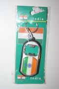 INDIA COUNTRY FLAG LED LIGHT BOTTLE OPENER KEYCHAIN .. NEW
