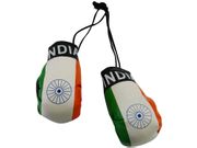 INDIA COUNTRY FLAG MINI BOXING GLOVES ..HIGH QUALITY .. NEW