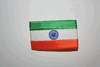 INDIA COUNTRY FLAG SMALL IRON ON PATCH CREST BADGE .. NEW