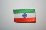 INDIA COUNTRY FLAG SMALL IRON ON PATCH CREST BADGE .. NEW
