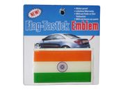 INDIA COUNTRY FLAG WAVY BUMPER DECAL STICKER EMBLEM ...