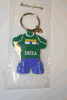INDIA GREEN COUNTRY FLAG SOCCER JERSEY KEYCHAINS ... NEW