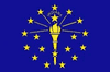 INDIANA USA STATE 3' X 5' FEET NATIONAL FLAG ... LARGE BANNER TAPESTRY.