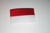 INDONESIA COUNTRY FLAG SMALL IRON ON PATCH CREST BADGE .. NEW