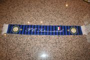 INTER MILAN FC INTERNAZIONALE FOOTBALL SOCCER ULTRA THIN FLEECE SCARF SCARVES .. NEW