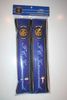 INTER MILAN FOOTBALL CLUB AUTOMOBLE SEAT BELT COVERS PROTECTORS .. SOCCER .. NEW