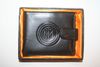 INTER MILAN FOOTBALL CLUB BLACK LEATHER WALLET ... SOCCER .. NEW