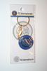 INTER MILAN FOOTBALL SOCCER CLUB LOGO METAL KEYCHAIN .. NEW