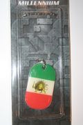 IRAN COUNTRY FLAG METAL DOG TAG NECKLACE PENDANT .. NEW