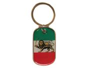 IRAN COUNTRY FLAG WITH PERSIAN LION OLD KEYCHAIN ..HIGH QUALITY .. NEW