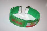 IRAN GREEN SUPER THICK COUNTRY FLAG FLEXIBLE BRACELET WRISTBAND .. NEW