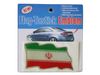 IRAN NEW WAVING COUNTRY FLAG BUMPER STICKER DECAL EMBLEM .. NEW